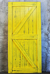 Loft двери! Амбарная дверь "Yellow wood CLASSIC" 