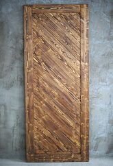 Loft двери! Амбарная дверь "Brown wood OSMO" 